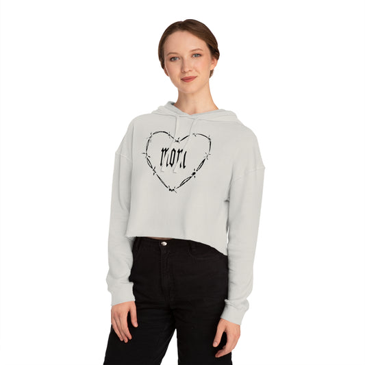 Barbed Heart Women’s Cropped Hooded Sweatshirt