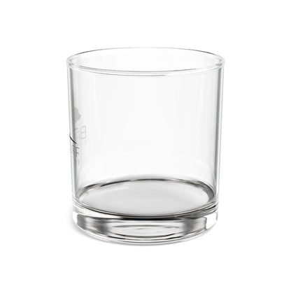 BCF Black Logo Rocks Glass, 10oz