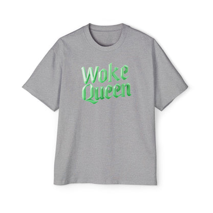 Unisex Heavy Oversized Woke Queen Green Tee