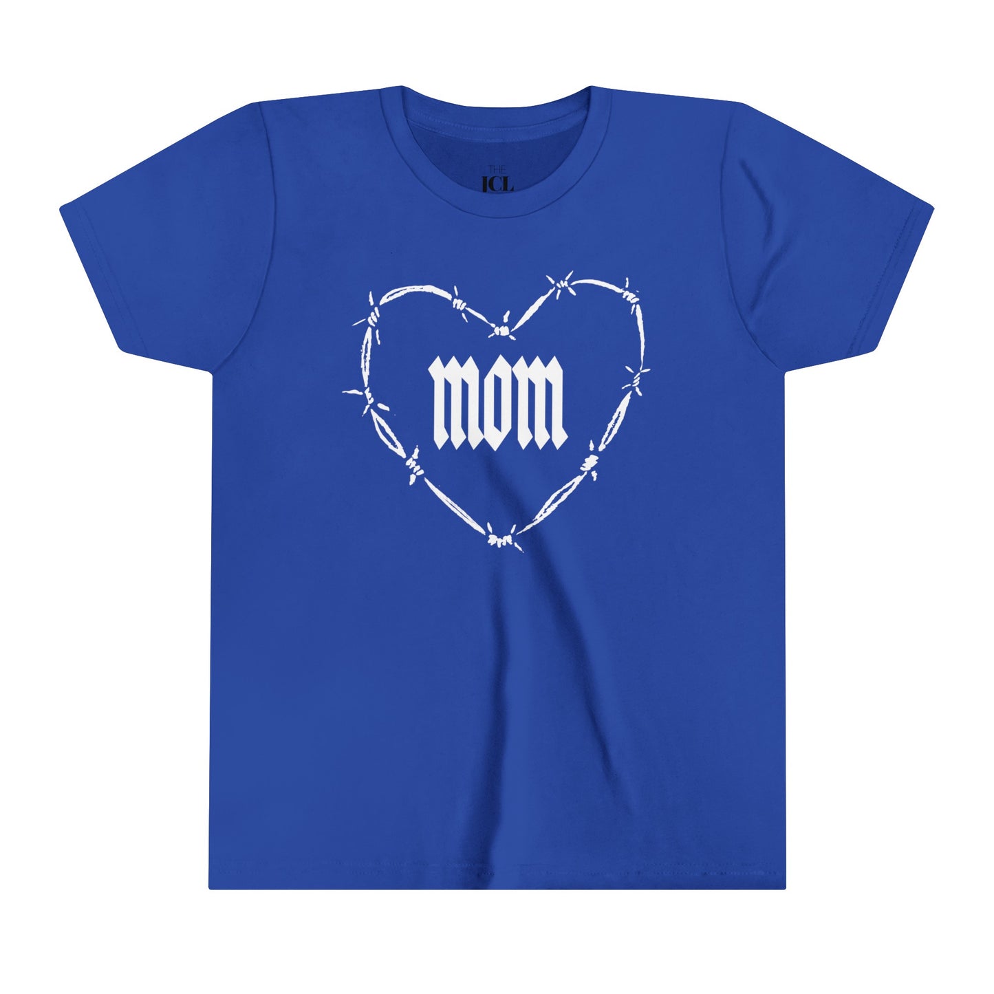 I HEART MOM Youth Short Sleeve Tee