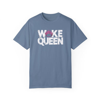 Unisex WOKE QUEEN Tiara Style Garment-Dyed T-shirt