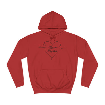 Unisex Strong as a Mother Love Lines Motherhoodie