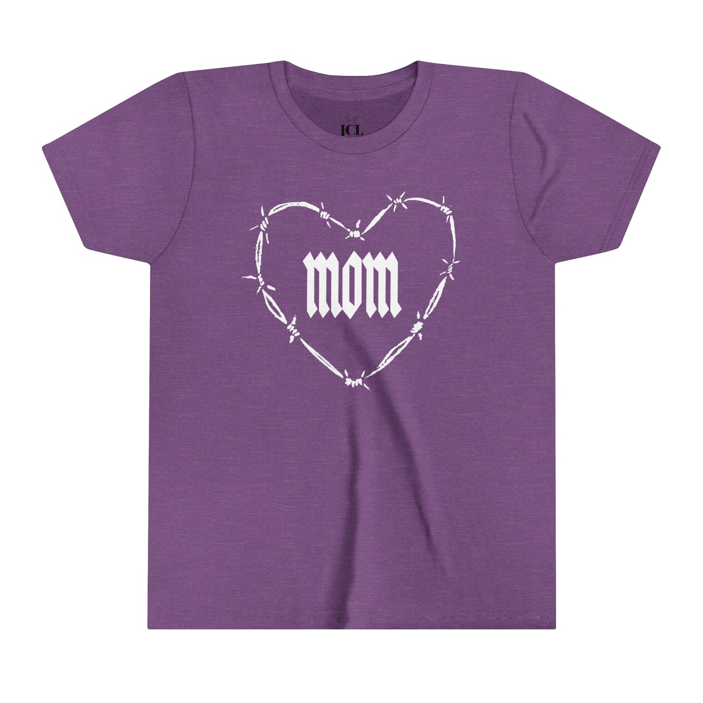 I HEART MOM Youth Short Sleeve Tee