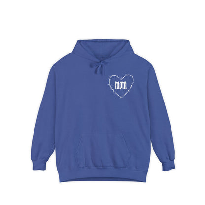 Unisex I Heart Mom Garment-Dyed MotherHoodie