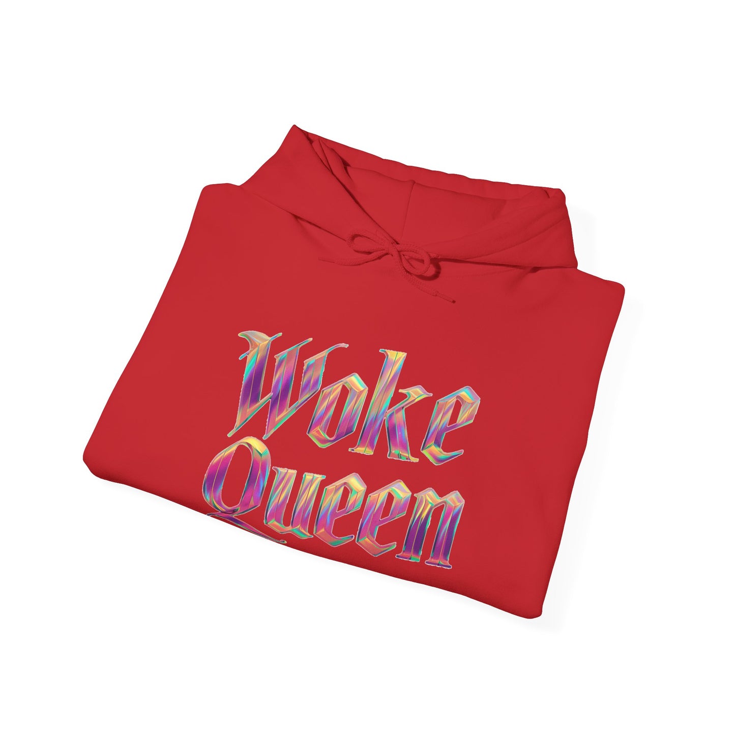 Unisex Woke Queen Gothic Iridescence Hooded Sweatshirt
