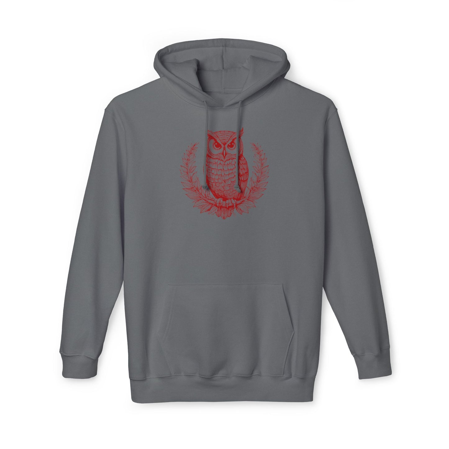 Owl Design Unisex Hooded Sweatshirt - Cozy & Stylish Gift for Nature Lovers