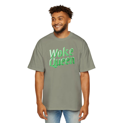 Unisex Heavy Oversized Woke Queen Green Tee