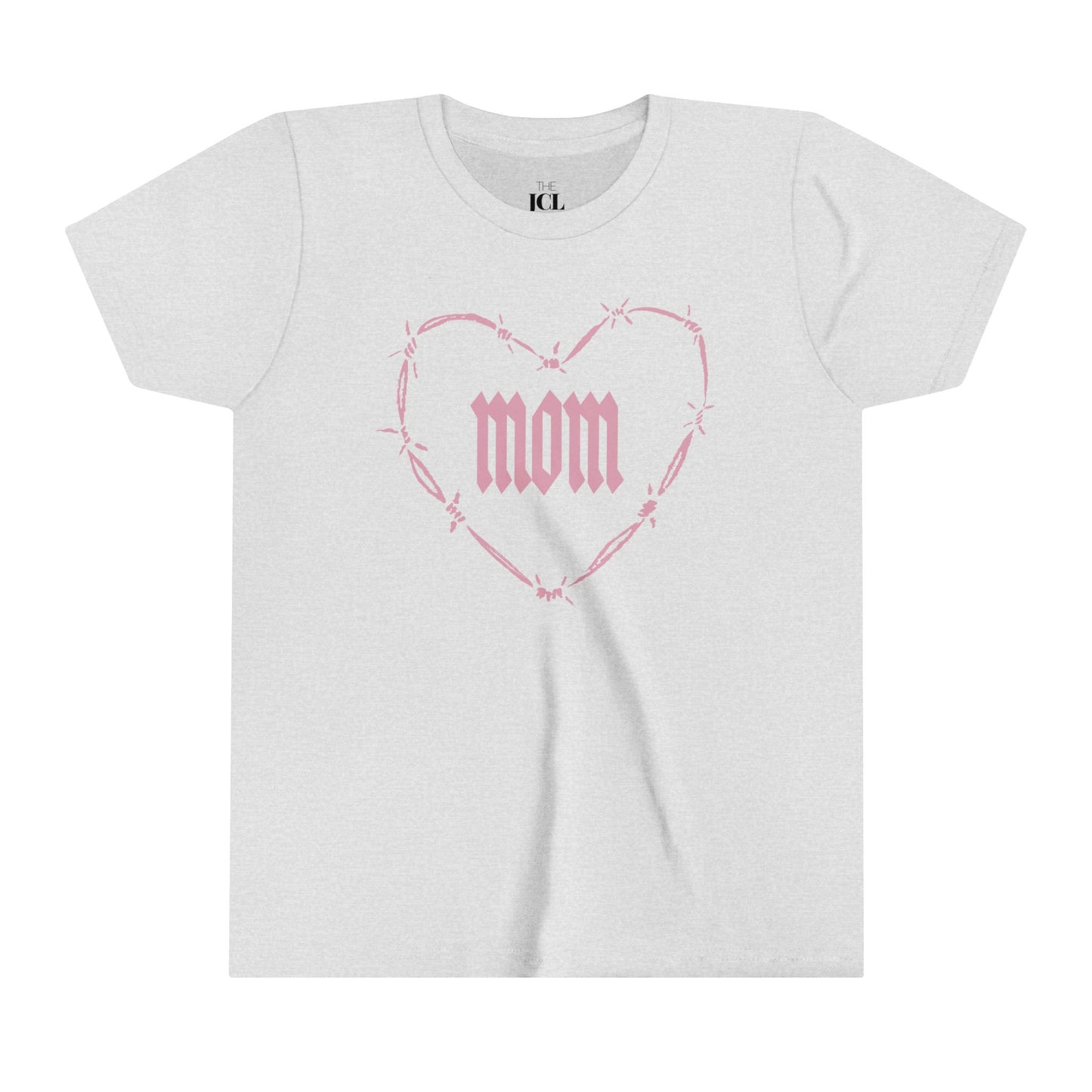 I HEART MOM Youth Short Sleeve Tee
