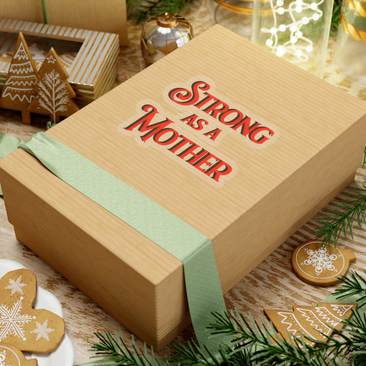 Strong as a Mother Kiss-Cut Stickers V1
