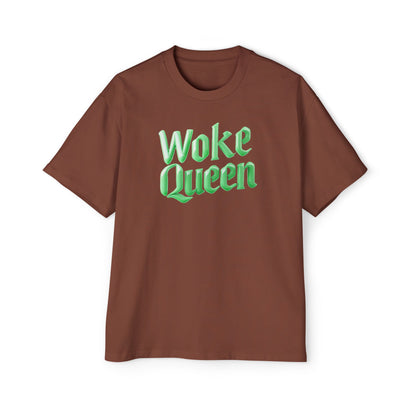 Unisex Heavy Oversized Woke Queen Green Tee