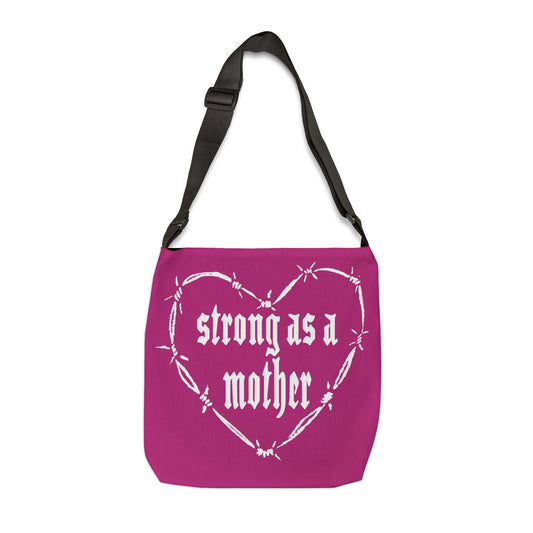 Strong as a Mother Adjustable Tote Bag 8