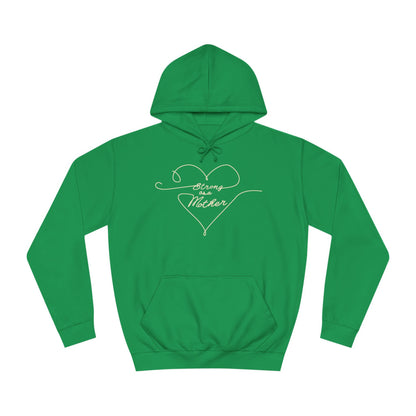 Unisex Strong as a Mother Love Lines Motherhoodie