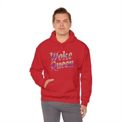 Unisex Woke Queen Gothic Iridescence Hooded Sweatshirt