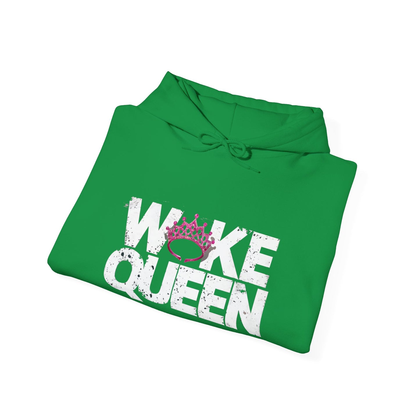 Unisex Woke Queen Tiara Heavy Hooded Sweatshirt