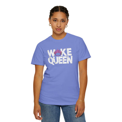 Unisex WOKE QUEEN Tiara Style Garment-Dyed T-shirt