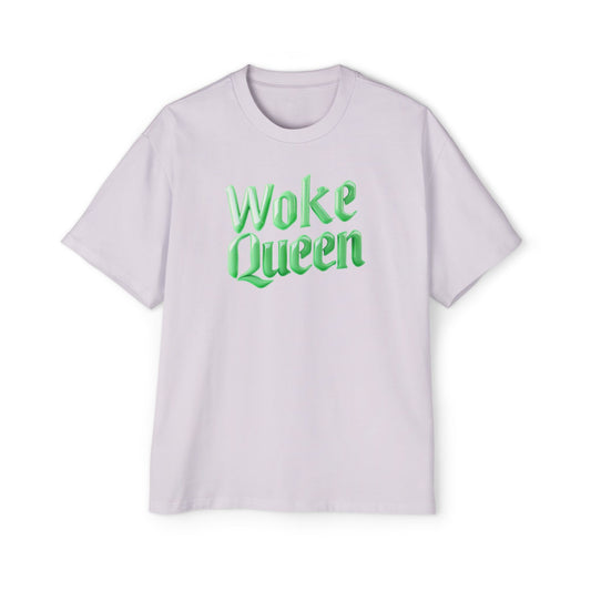 Unisex Heavy Oversized Woke Queen Green Tee