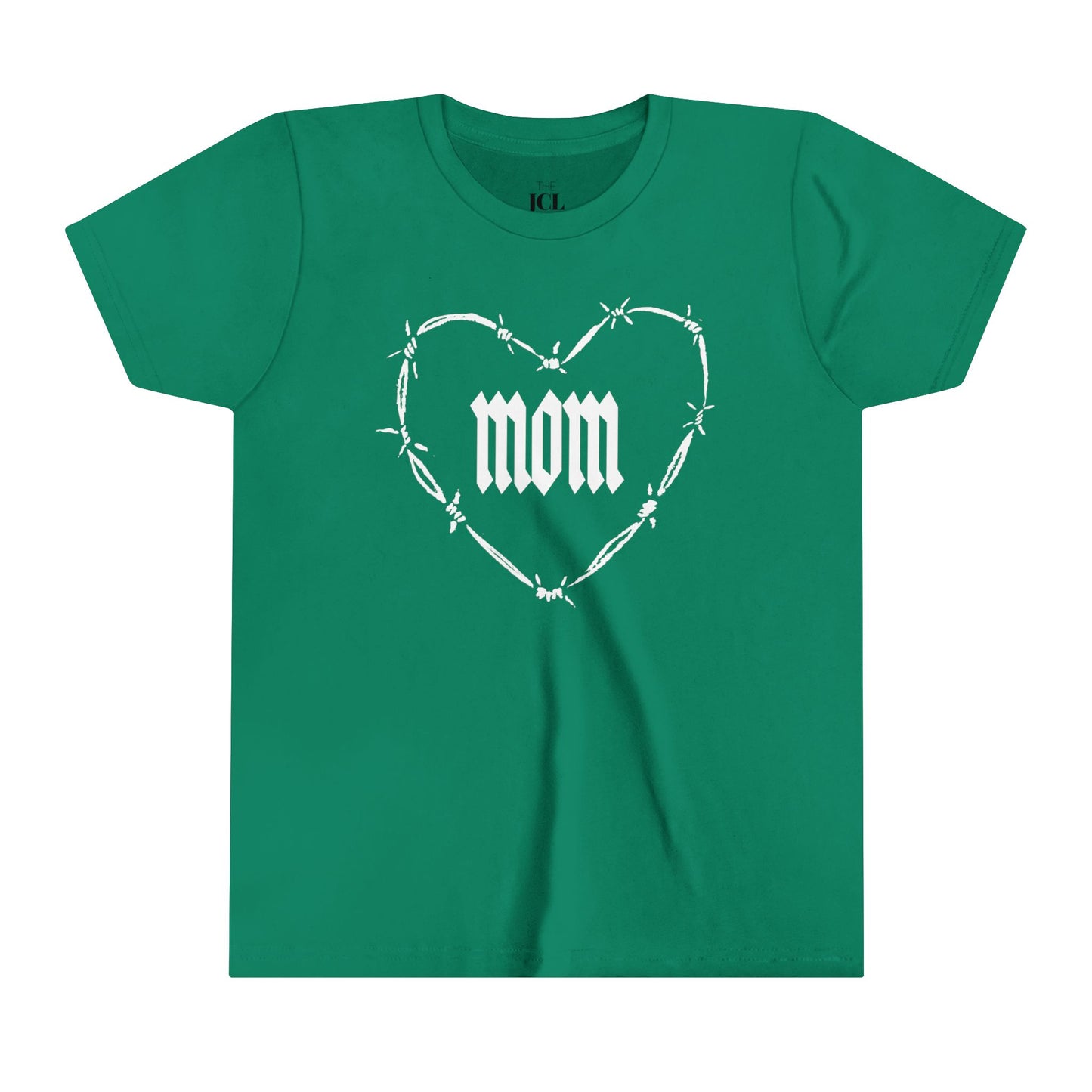 I HEART MOM Youth Short Sleeve Tee