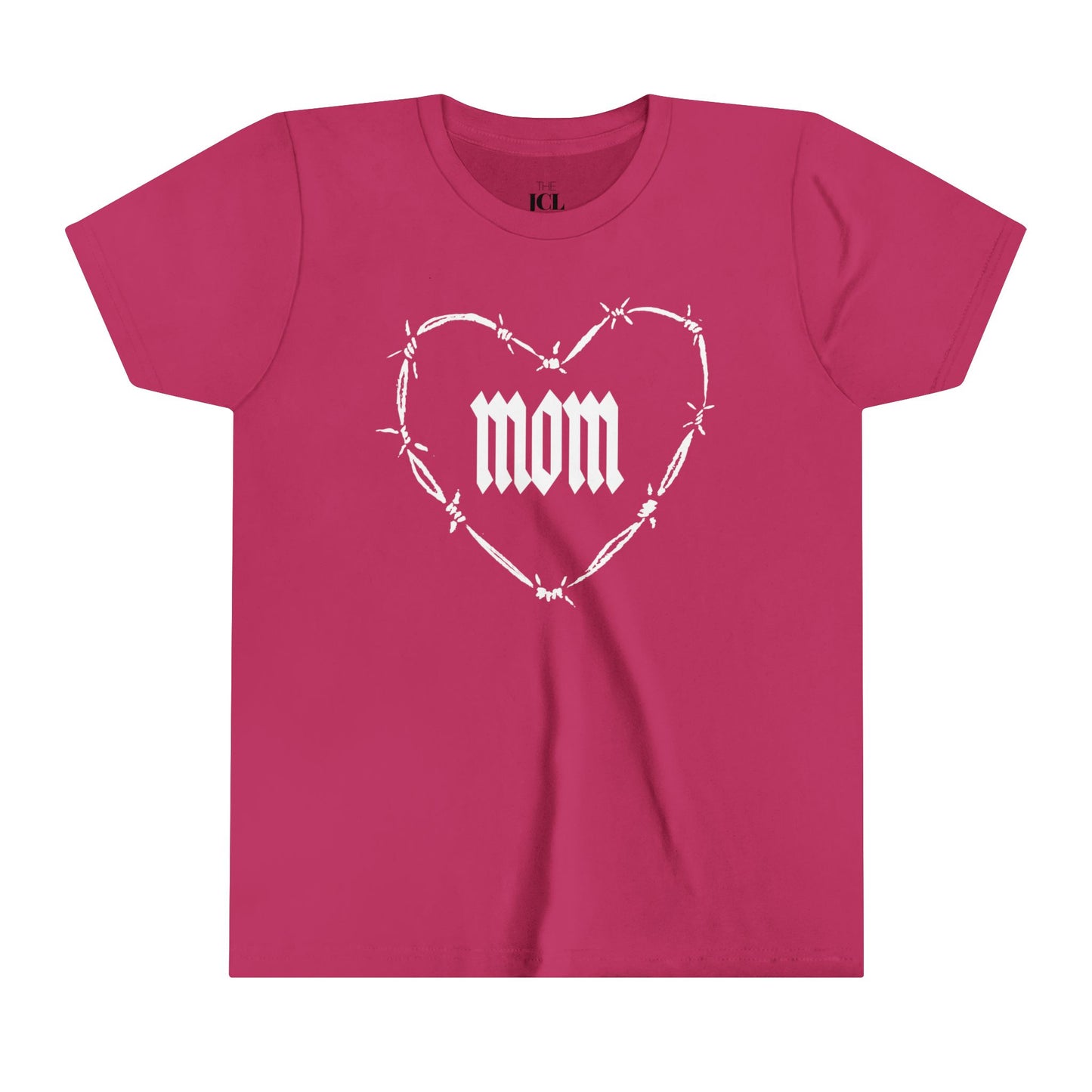 I HEART MOM Youth Short Sleeve Tee