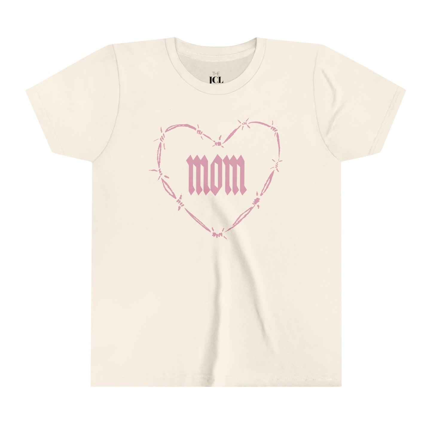 I HEART MOM Youth Short Sleeve Tee