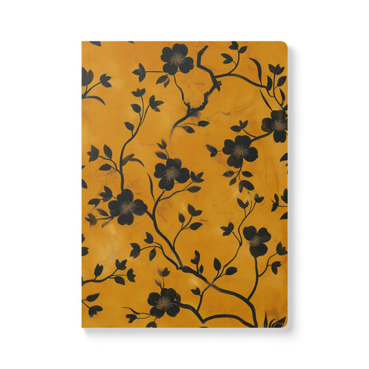 Gold Softcover Journal (with Inside Prints)