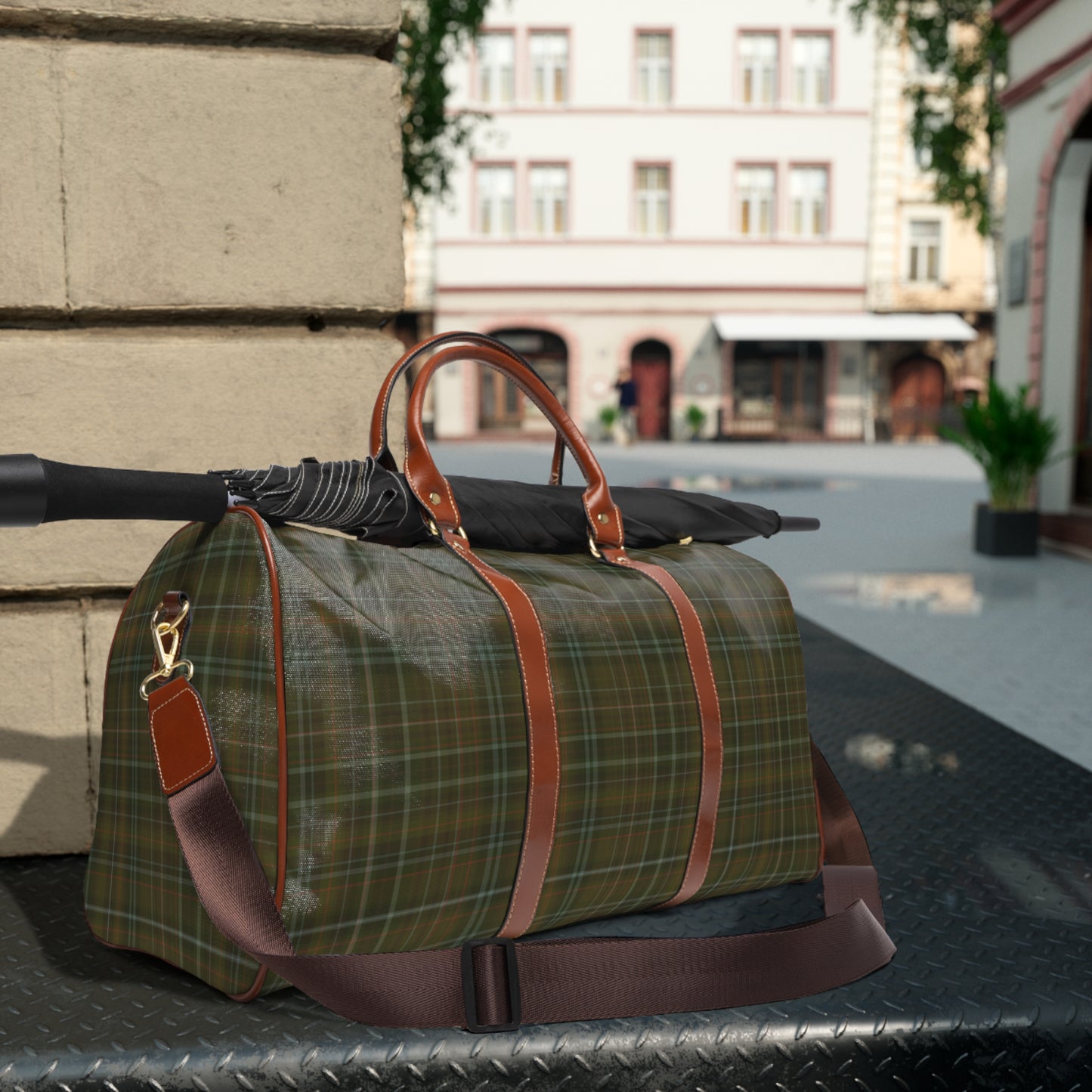 Derby Plaid Travel Bag