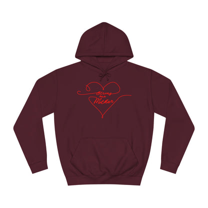 Unisex Strong as a Mother Love Lines Motherhoodie