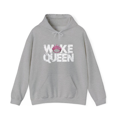 Unisex Woke Queen Tiara Heavy Hooded Sweatshirt