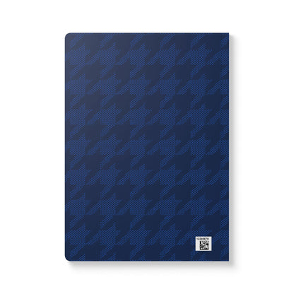 Blue Houndstooth Journal (with Inside Prints)