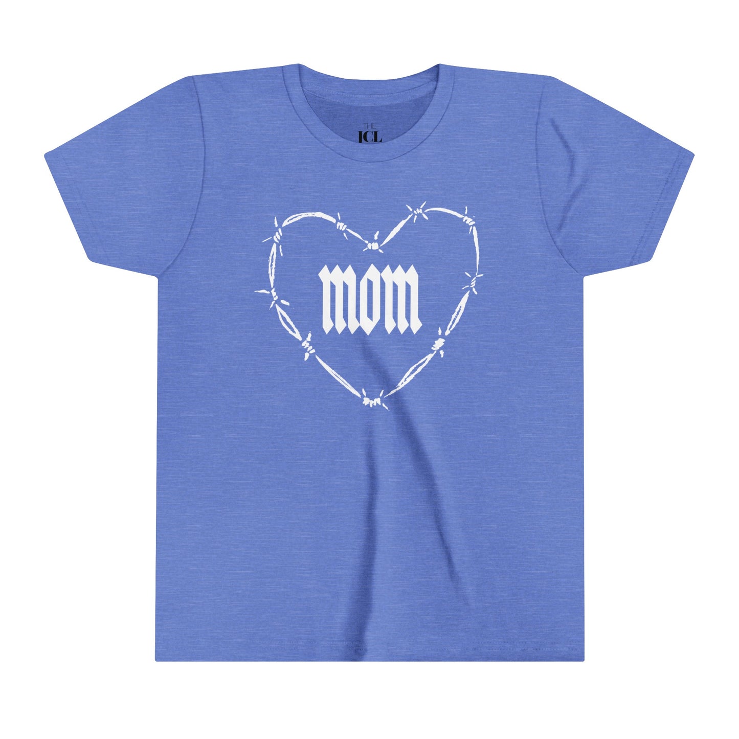 I HEART MOM Youth Short Sleeve Tee