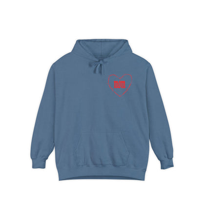 Unisex I Heart Mom Garment-Dyed MotherHoodie