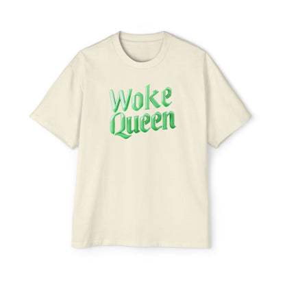 Unisex Heavy Oversized Woke Queen Green Tee