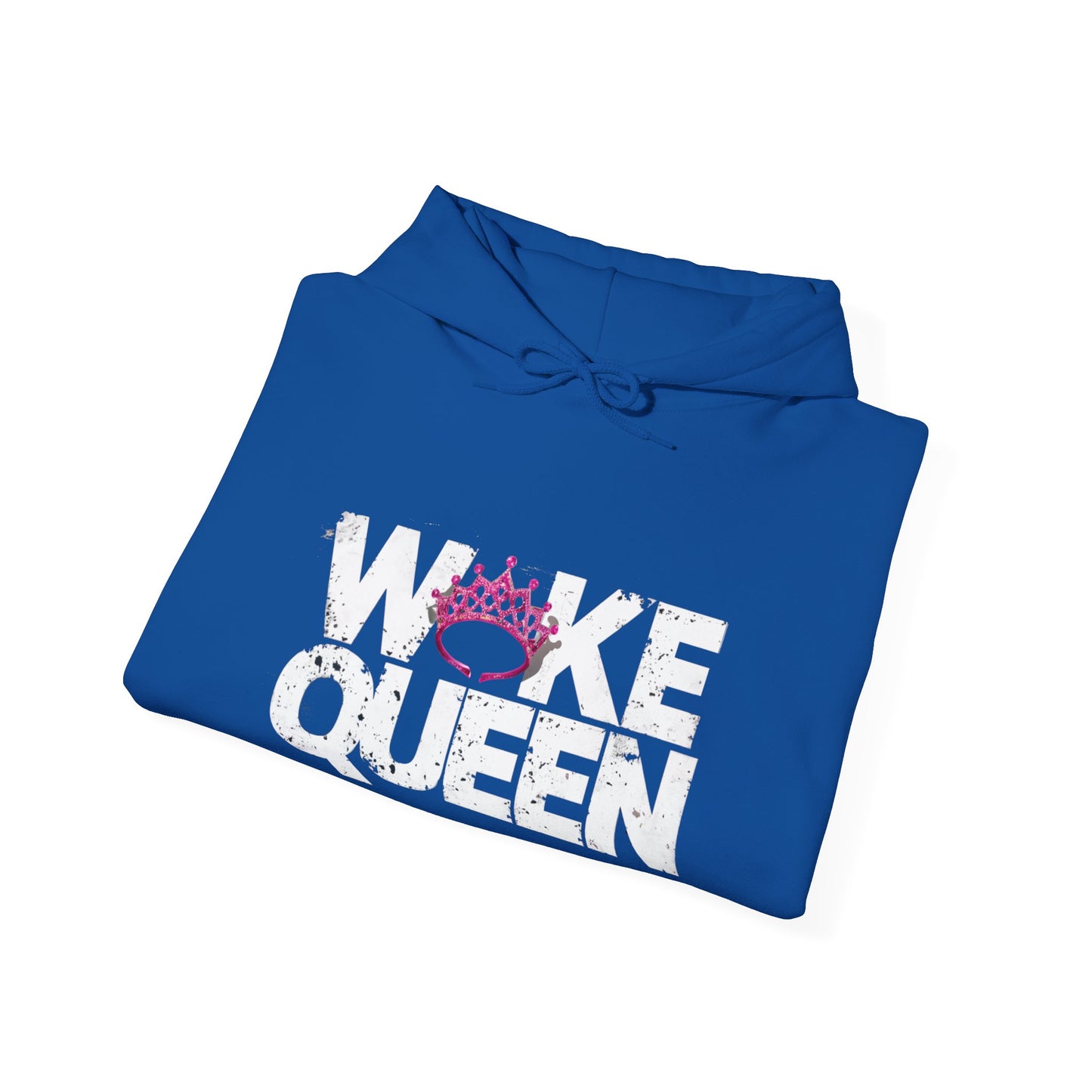 Unisex Woke Queen Tiara Heavy Hooded Sweatshirt