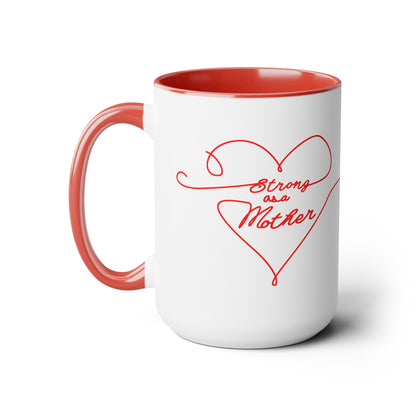 Love Lines Two-Tone Coffee Mugs, 15oz