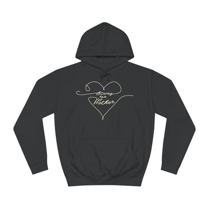 Unisex Strong as a Mother Love Lines Motherhoodie