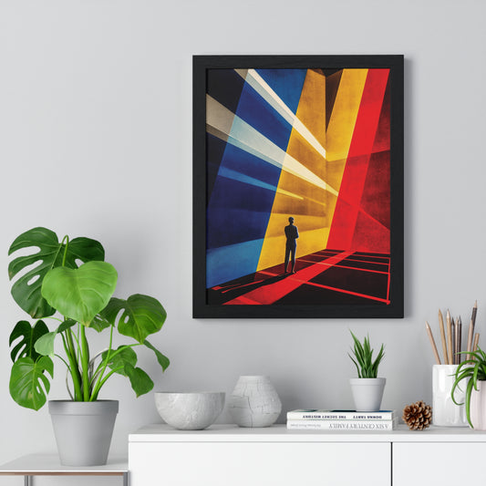 Bauhaus Mister Movie Theater Vertical Framed Poster