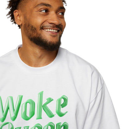 Unisex Heavy Oversized Woke Queen Green Tee