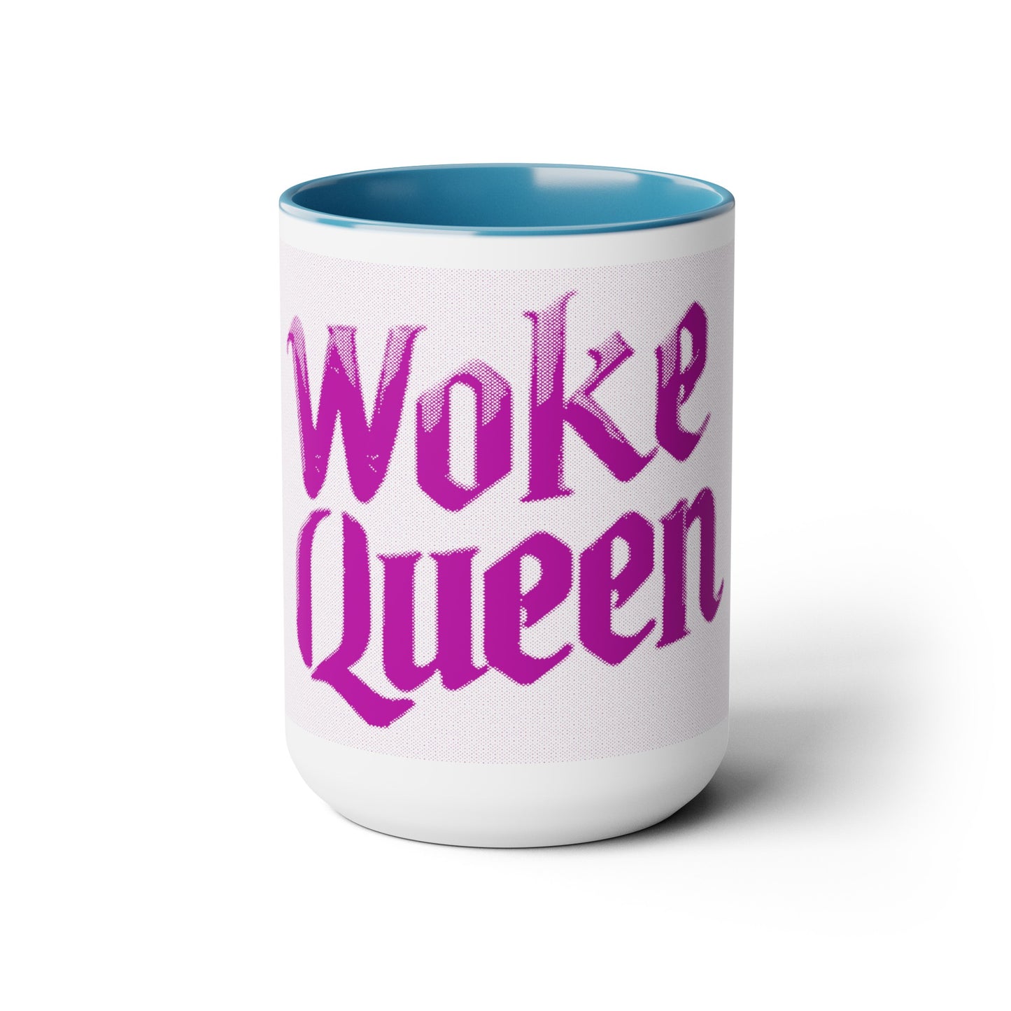 Woke Queen Two-Tone Coffee Mugs, 15oz