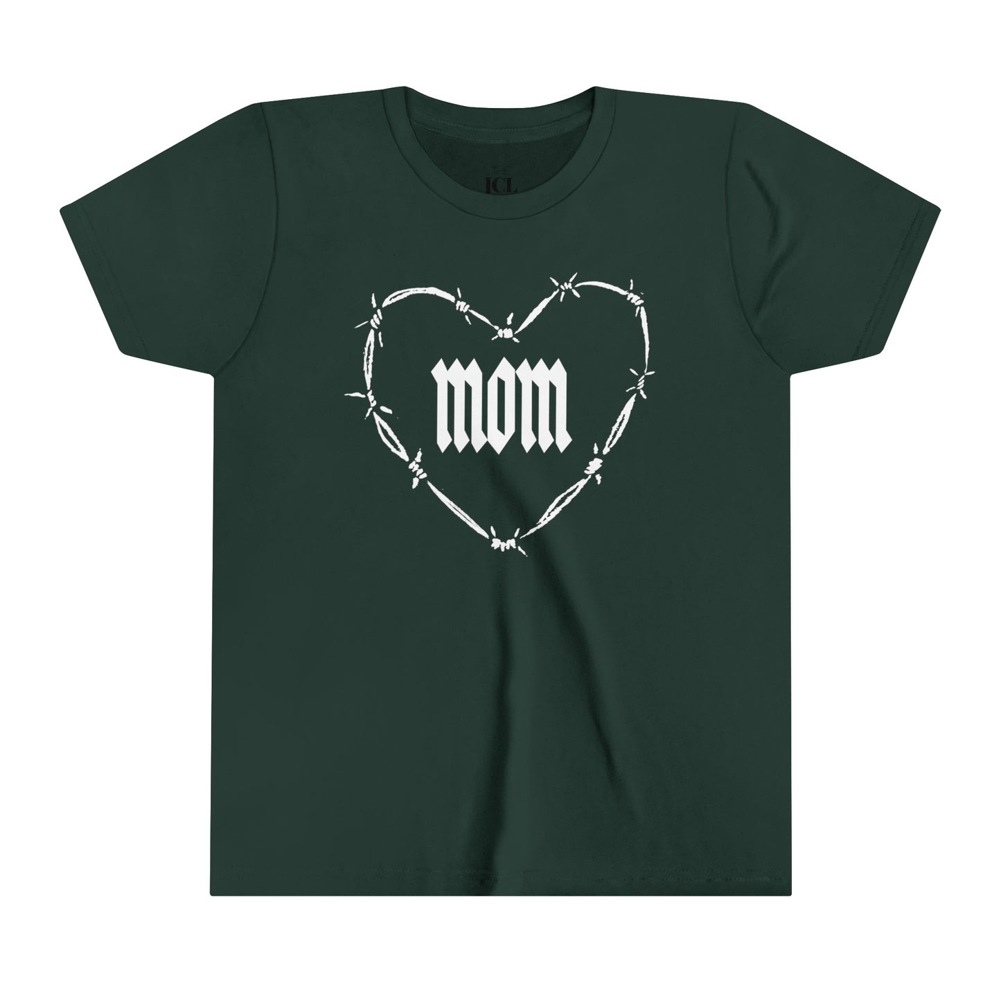 I HEART MOM Youth Short Sleeve Tee