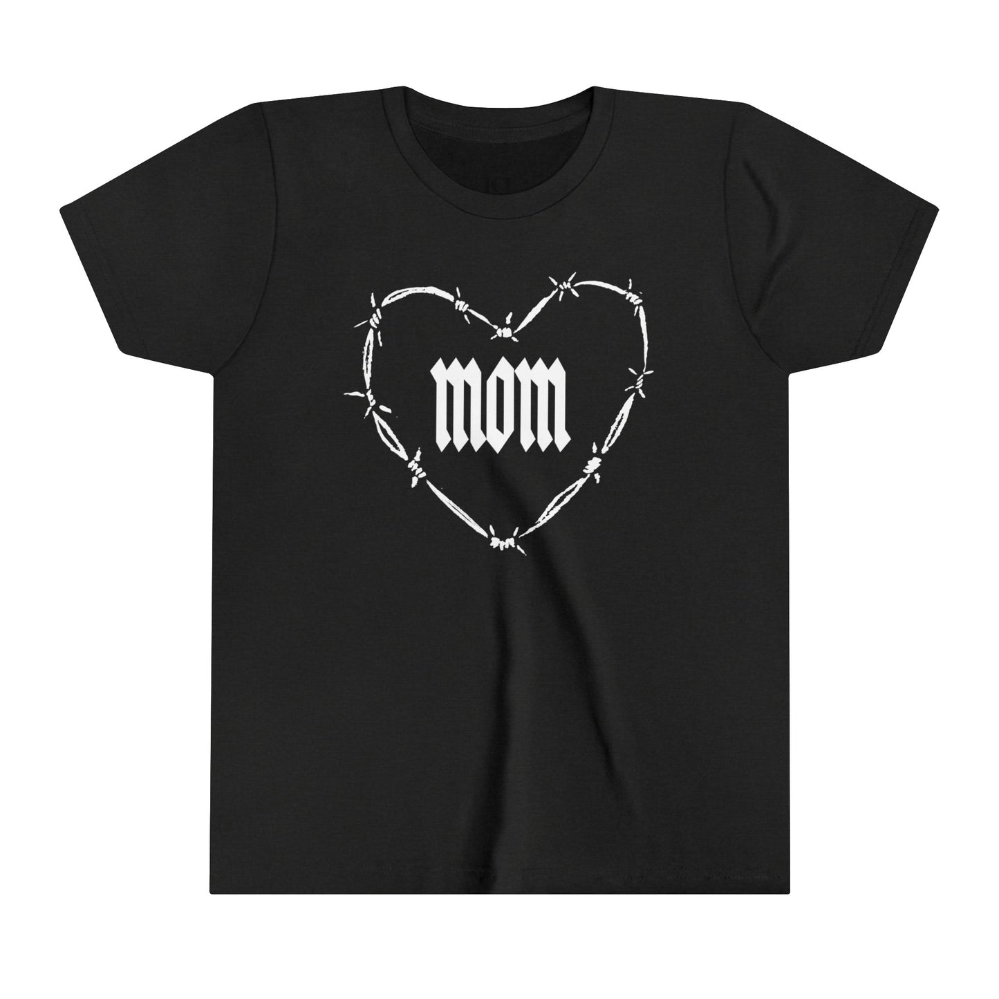 I HEART MOM Youth Short Sleeve Tee