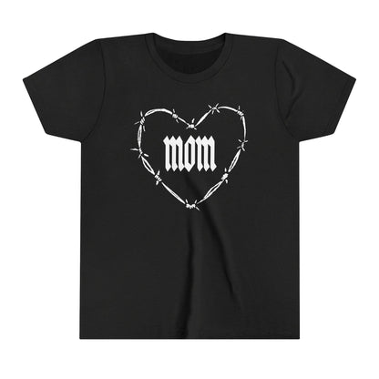 I HEART MOM Youth Short Sleeve Tee