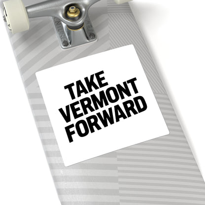TAKE VERMONT FORWARD Square Stickers