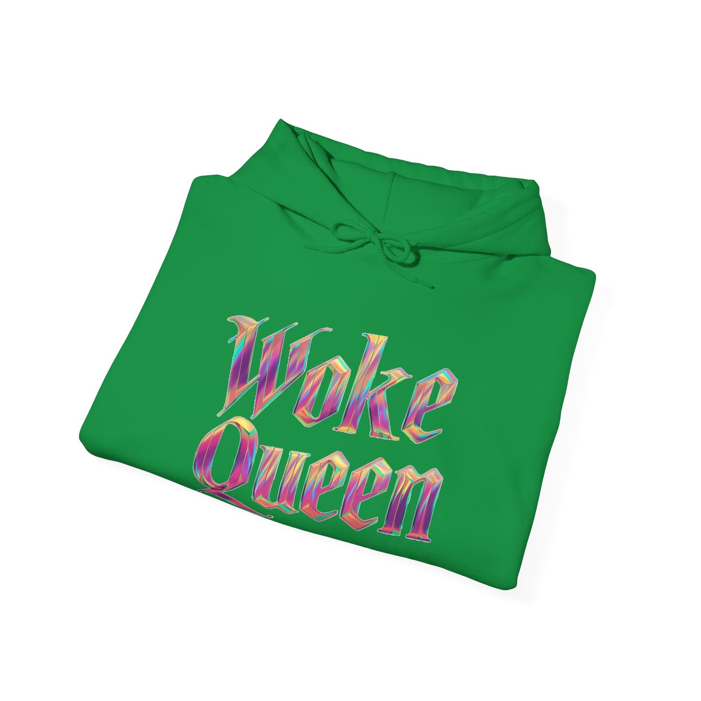 Unisex Woke Queen Gothic Iridescence Hooded Sweatshirt