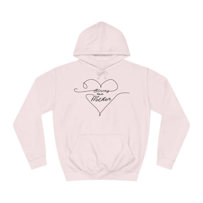Unisex Strong as a Mother Love Lines Motherhoodie