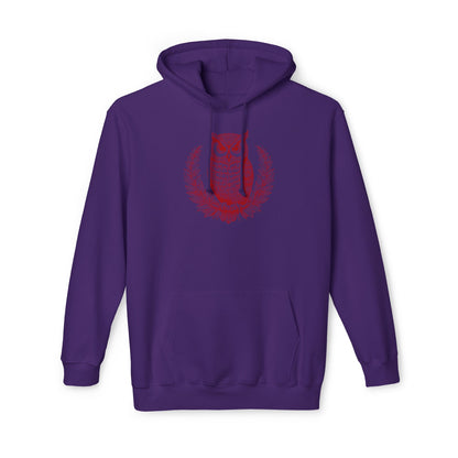 Owl Design Unisex Hooded Sweatshirt - Cozy & Stylish Gift for Nature Lovers