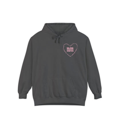 I Heart Mom Unisex Garment-Dyed MotherHoodie