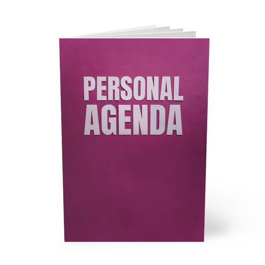 Personal Agenda Magenta - Softcover Notebook, A5