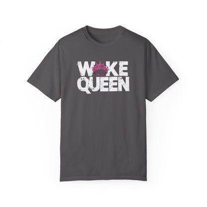 Unisex WOKE QUEEN Tiara Style Garment-Dyed T-shirt