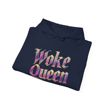 Unisex Woke Queen Gothic Iridescence Hooded Sweatshirt
