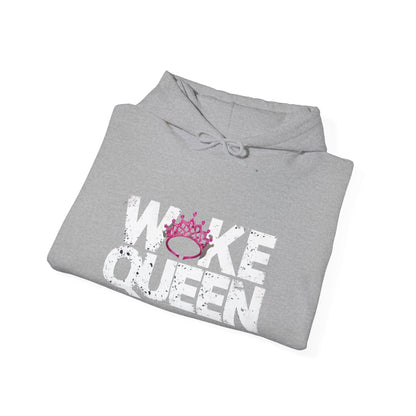 Unisex Woke Queen Tiara Heavy Hooded Sweatshirt