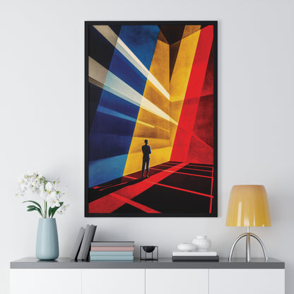 Bauhaus Mister Movie Theater Vertical Framed Poster